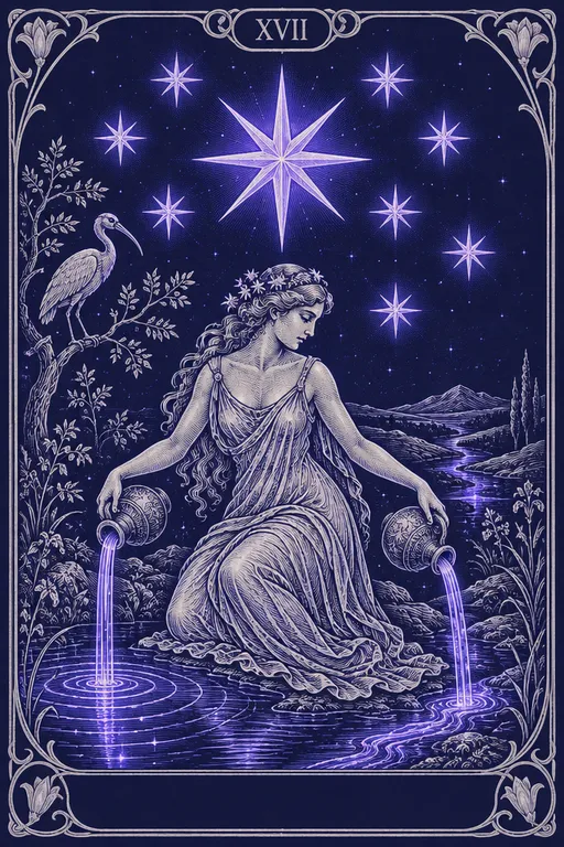 Una carta degli Arcani Maggiori: la Stella